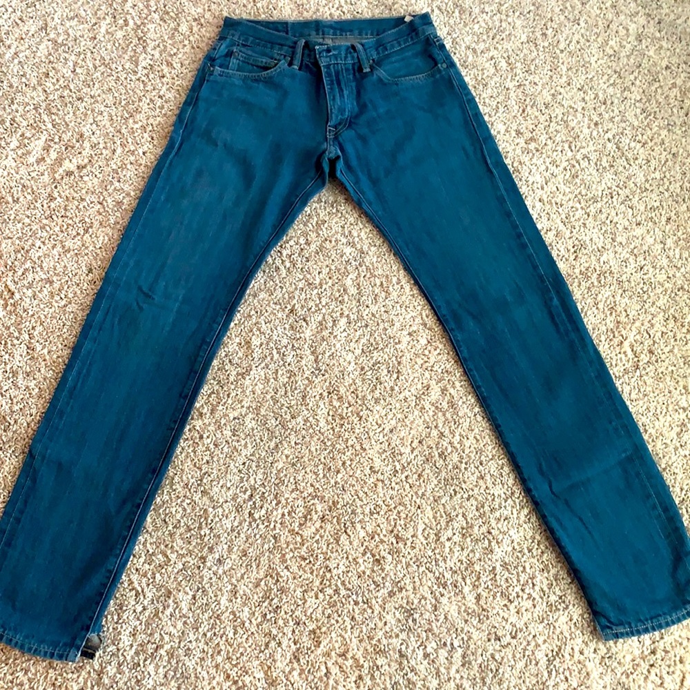 Mens Levi’s Matchstick Selvedge Jeans